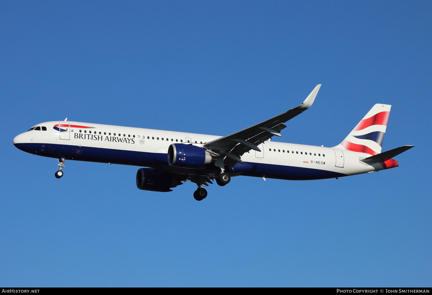 Aircraft Photo of G-NEOW | Airbus A321-251NX | British Airways | AirHistory.net #217314