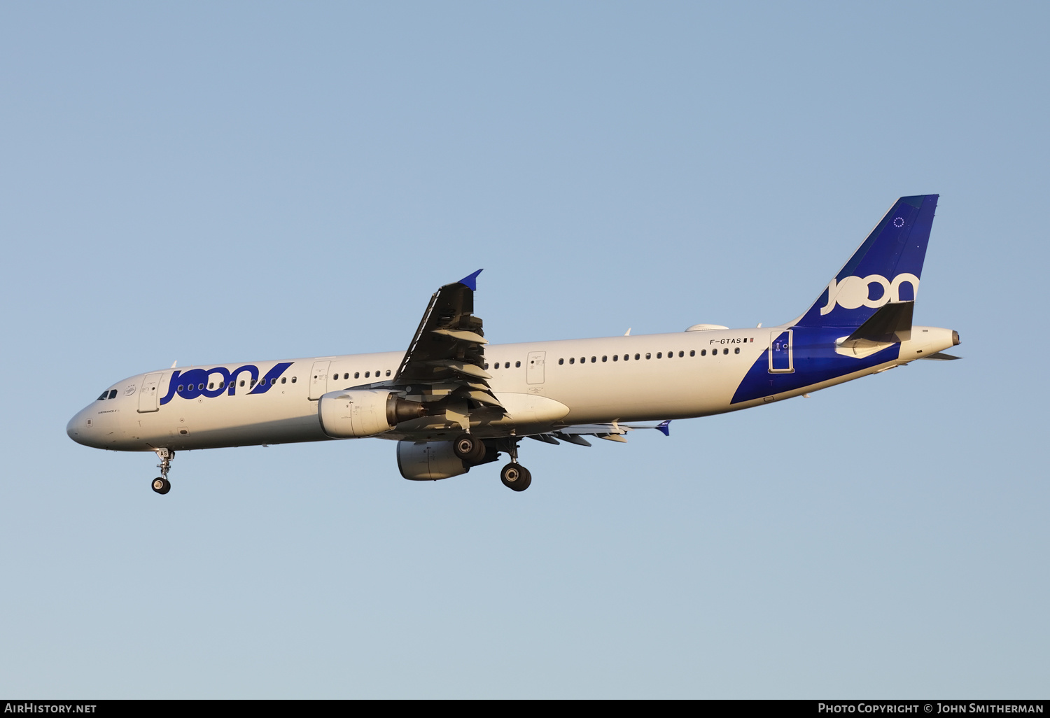 Aircraft Photo of F-GTAS | Airbus A321-212 | Joon | AirHistory.net #217327
