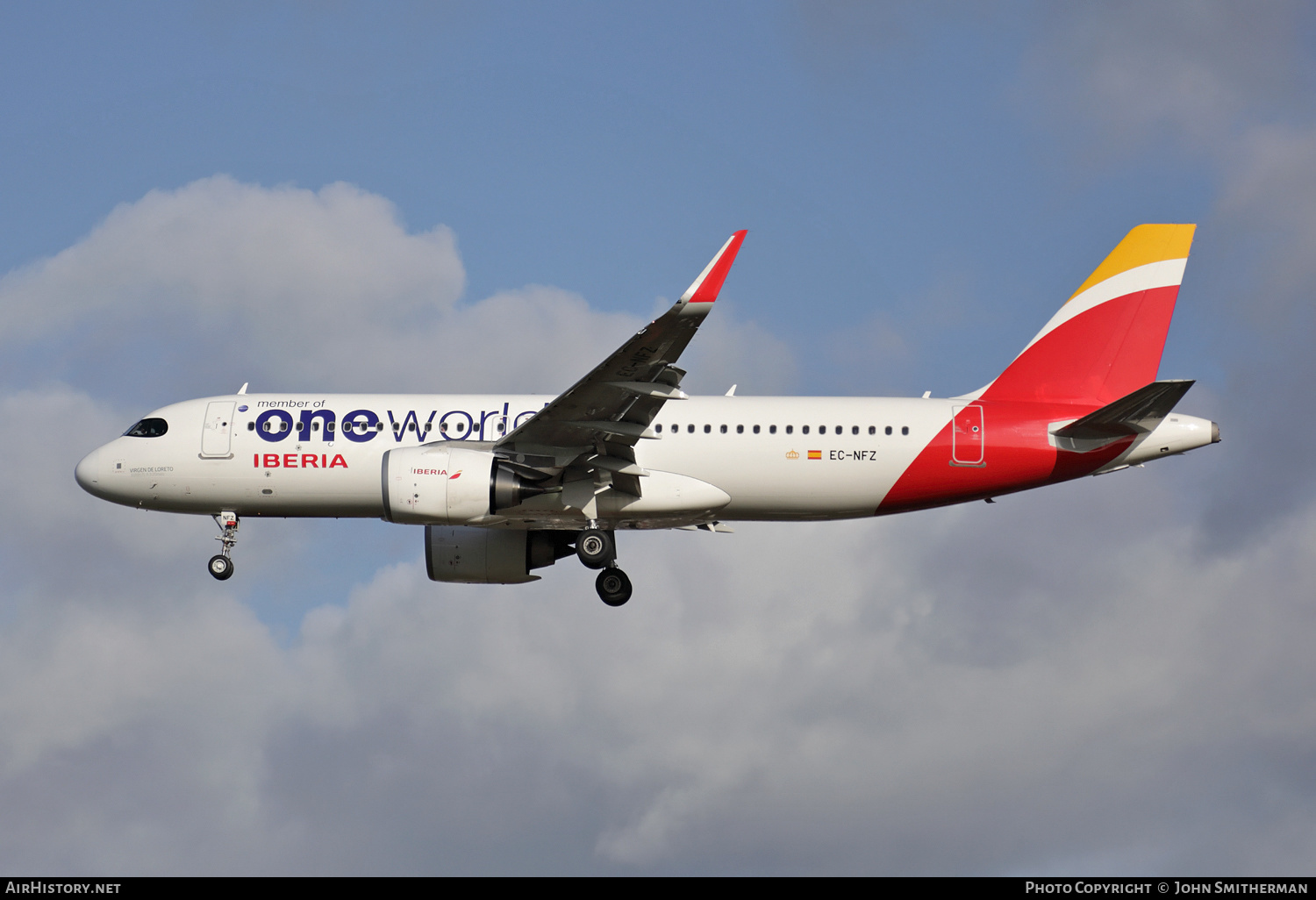 Aircraft Photo of EC-NFZ | Airbus A320-251N | Iberia | AirHistory.net #217355