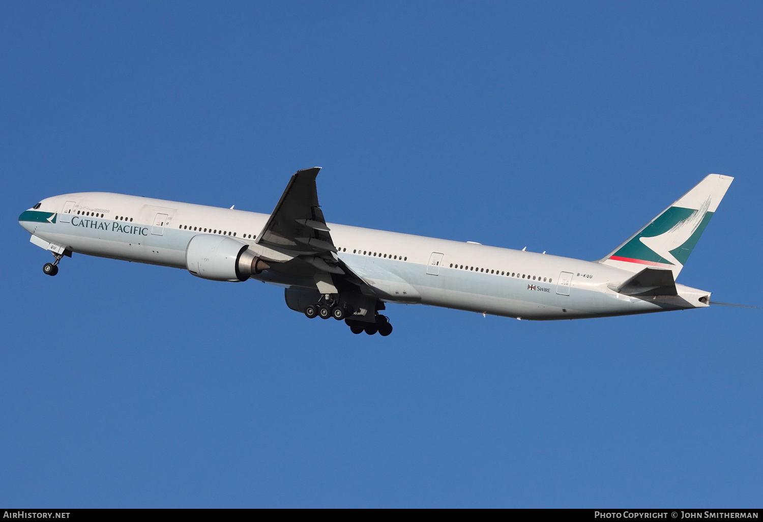 Aircraft Photo of B-KQU | Boeing 777-367/ER | Cathay Pacific Airways | AirHistory.net #217369