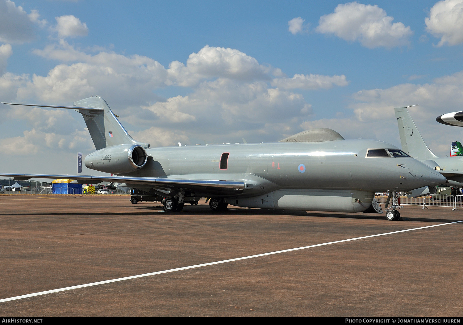 Aircraft Photo of ZJ692 | Bombardier Sentinel R.1 (BD-700-1A10) | UK - Air Force | AirHistory.net #217380