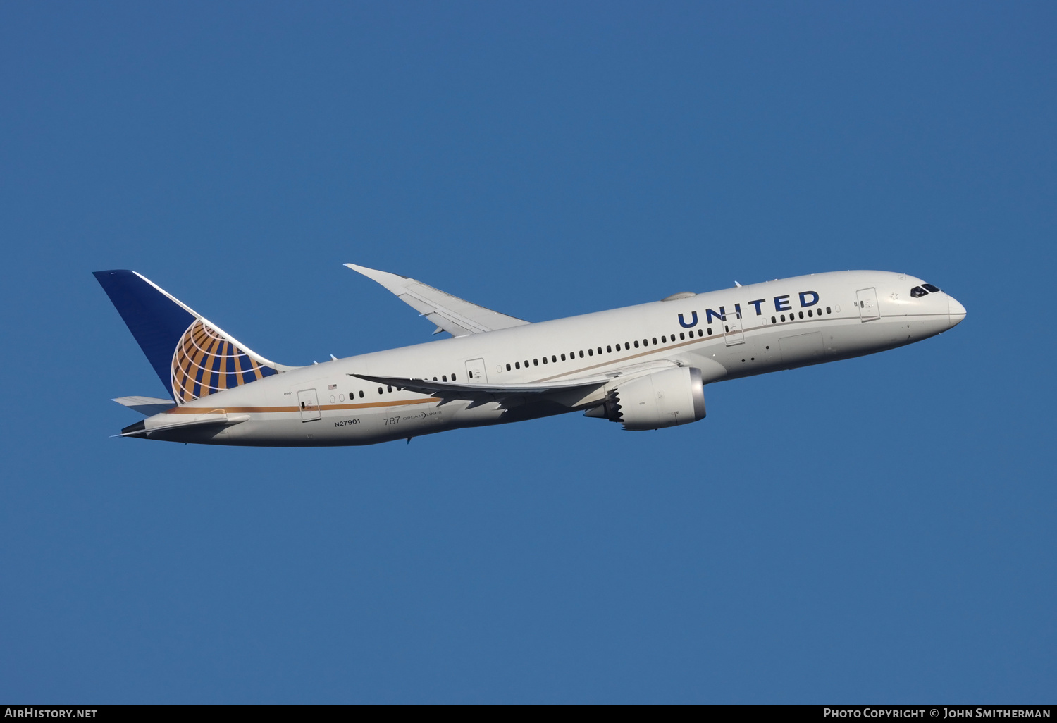 Aircraft Photo of N27901 | Boeing 787-8 Dreamliner | United Airlines | AirHistory.net #217385