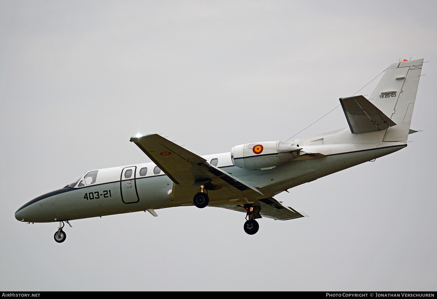 Aircraft Photo of TR.20-03 | Cessna 560 Citation ... | Spain - Air Force | AirHistory.net #217394