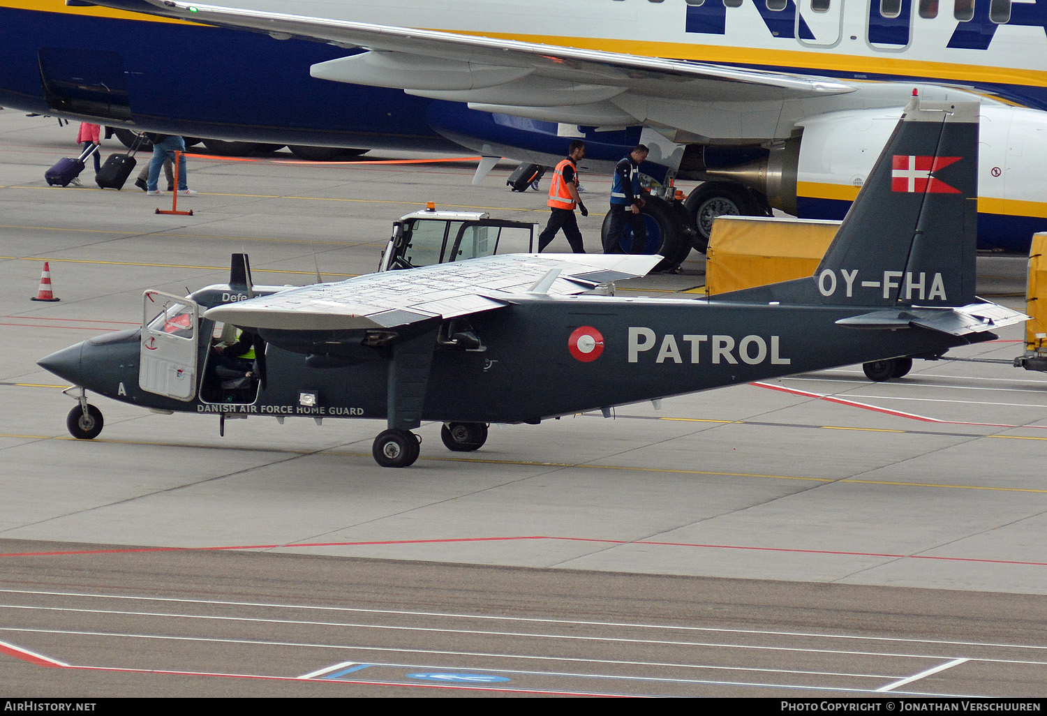 Aircraft Photo of OY-FHA | Britten-Norman BN-2B-21 Islander | Danish Air Force Home Guard - Hjemmeværnskommandoen | AirHistory.net #217403