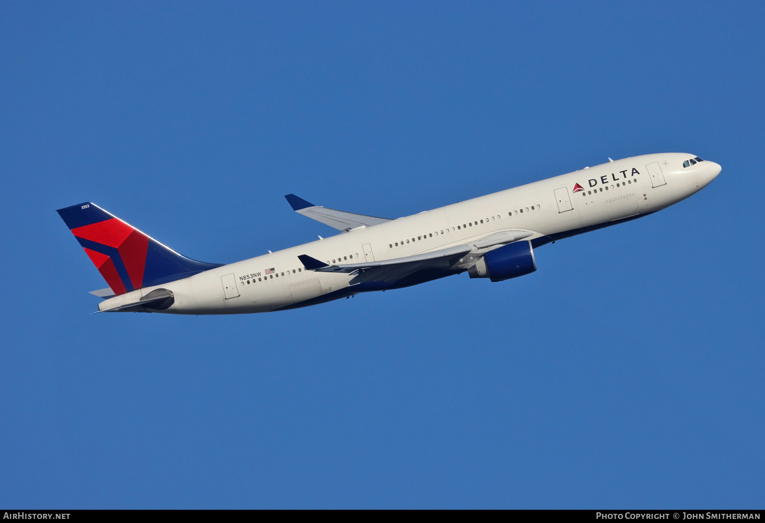 Aircraft Photo of N853NW | Airbus A330-223 | Delta Air Lines | AirHistory.net #217432