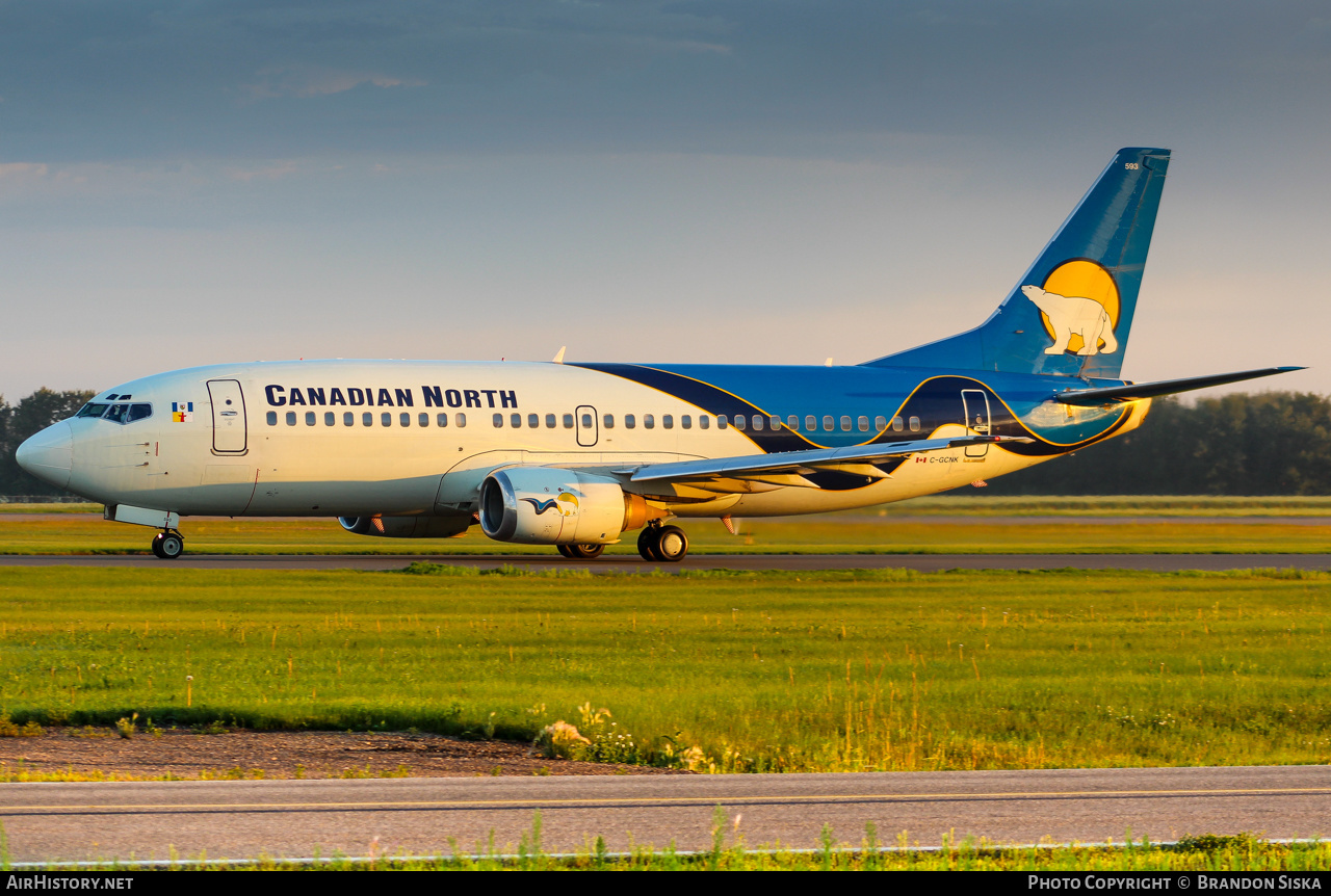 Aircraft Photo of C-GCNK | Boeing 737-36Q | Canadian North | AirHistory.net #217444
