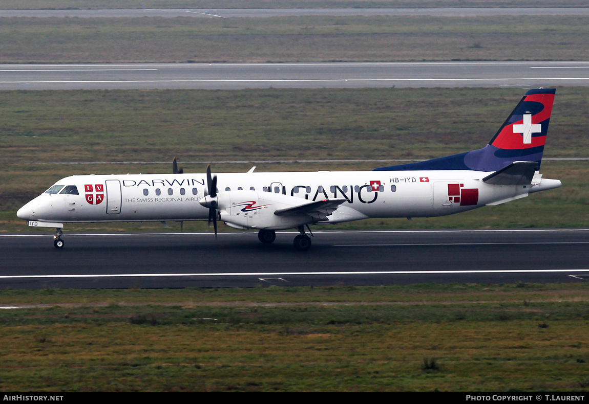 Aircraft Photo of HB-IYD | Saab 2000 | Darwin Airline | AirHistory.net #217465