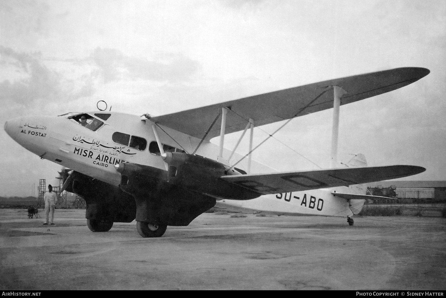 Aircraft Photo of SU-ABO | De Havilland D.H. 86 Express | Misr Airlines | AirHistory.net #217494