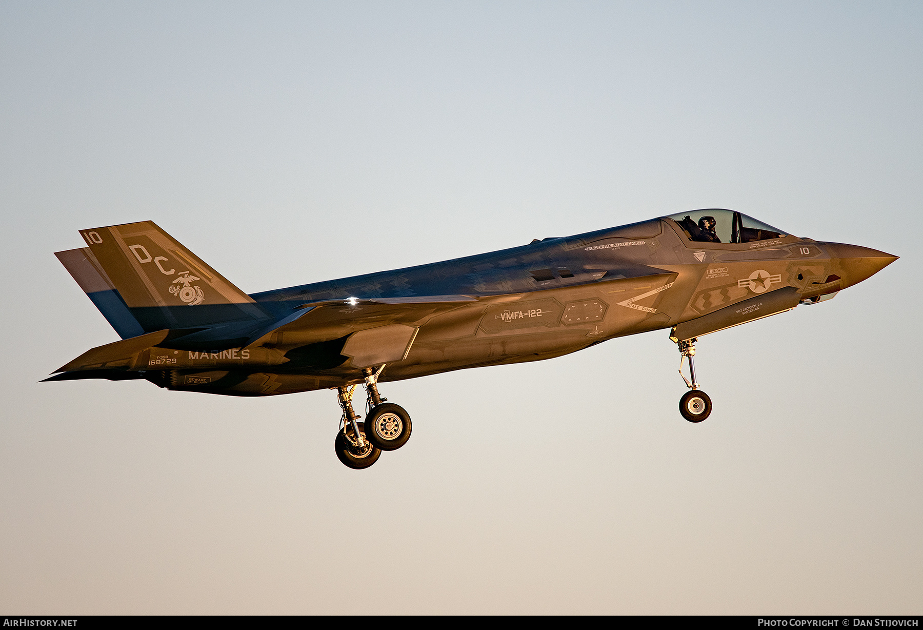 Aircraft Photo of 168729 | Lockheed Martin F-35B Lightning II | USA - Marines | AirHistory.net #217498