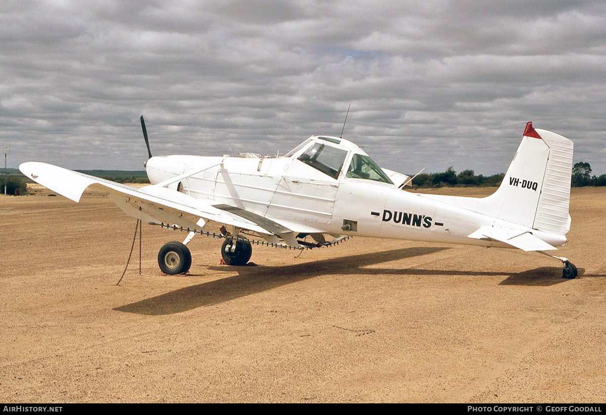 Aircraft Photo of VH-DUQ | Cessna A188B AgWagon | Dunn's Aviation | AirHistory.net #217502