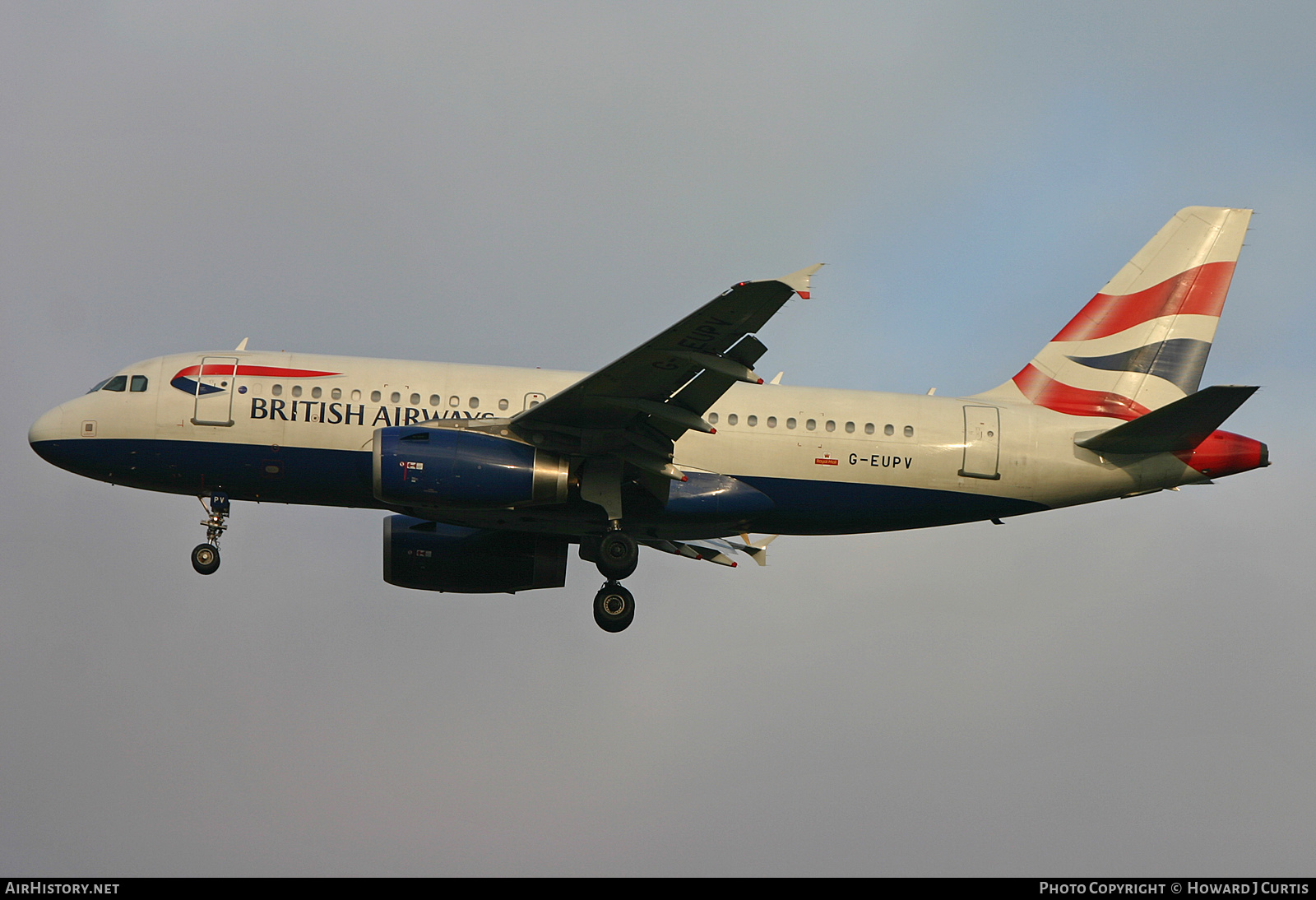 Aircraft Photo of G-EUPV | Airbus A319-131 | British Airways | AirHistory.net #217513