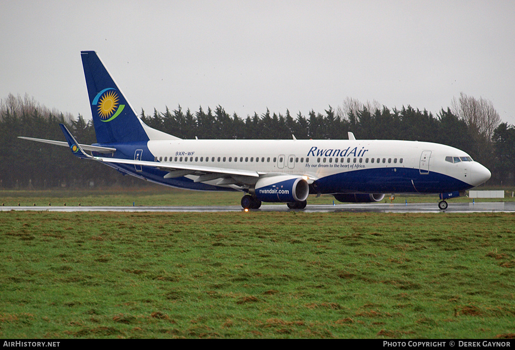 Aircraft Photo of 9XR-WF | Boeing 737-84Y | RwandAir | AirHistory.net #217532