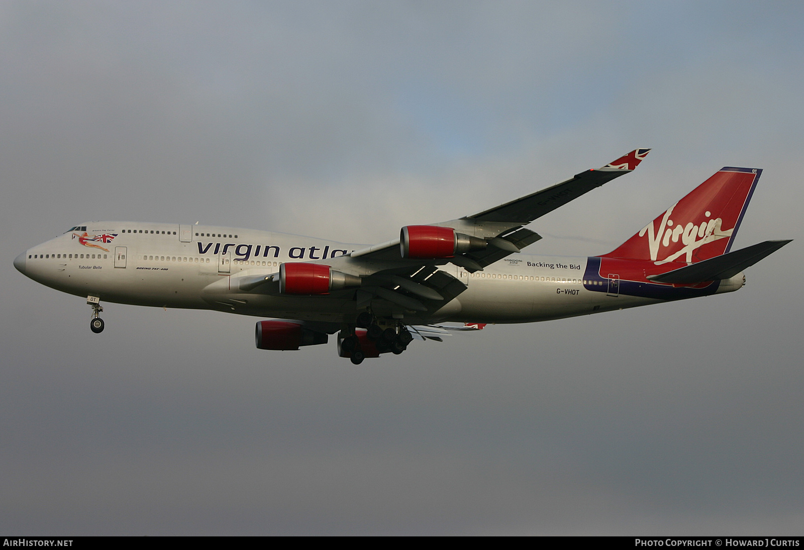 Aircraft Photo of G-VHOT | Boeing 747-4Q8 | Virgin Atlantic Airways | AirHistory.net #217586