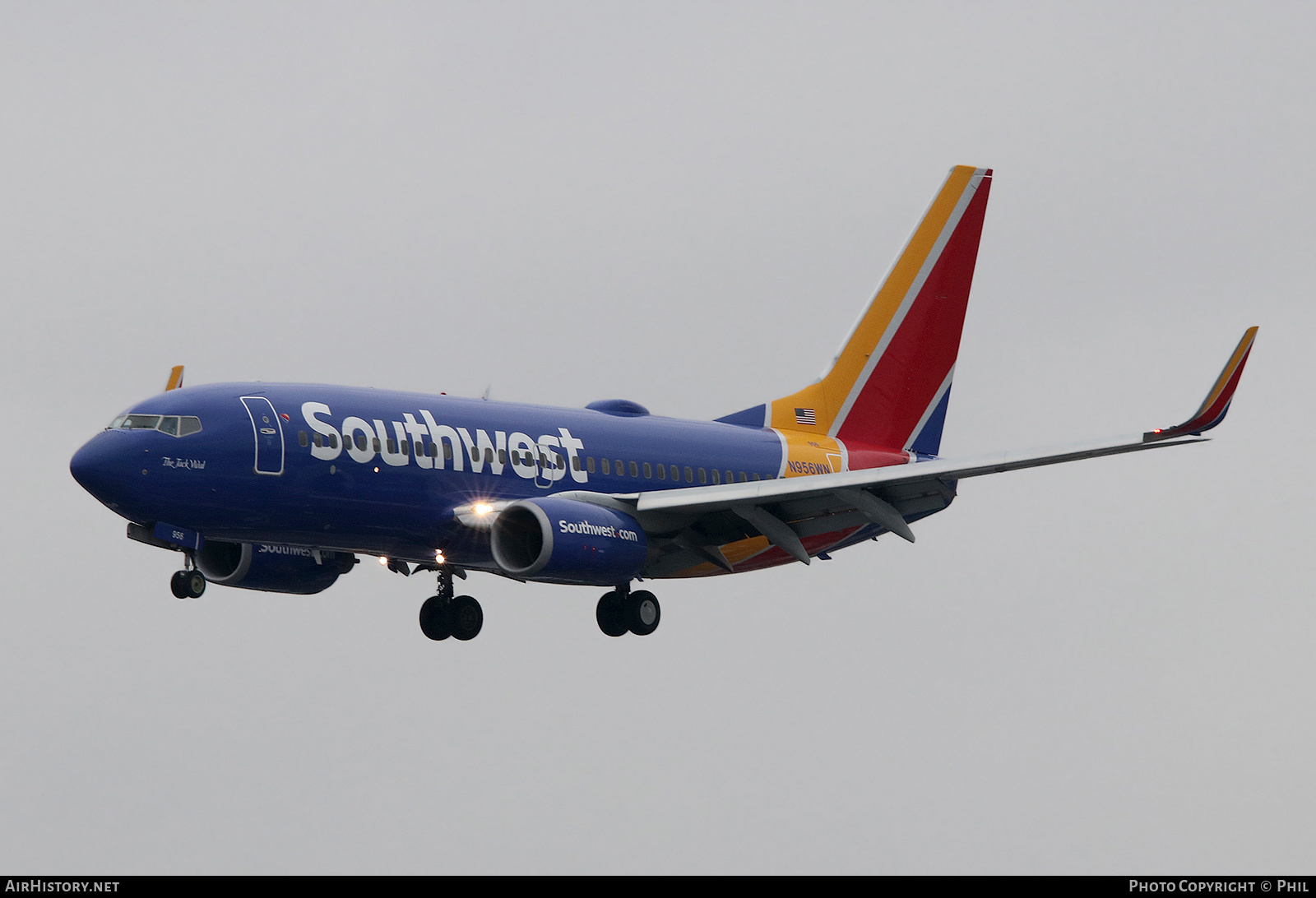 Aircraft Photo of N956WN | Boeing 737-7H4 | Southwest Airlines | AirHistory.net #217587