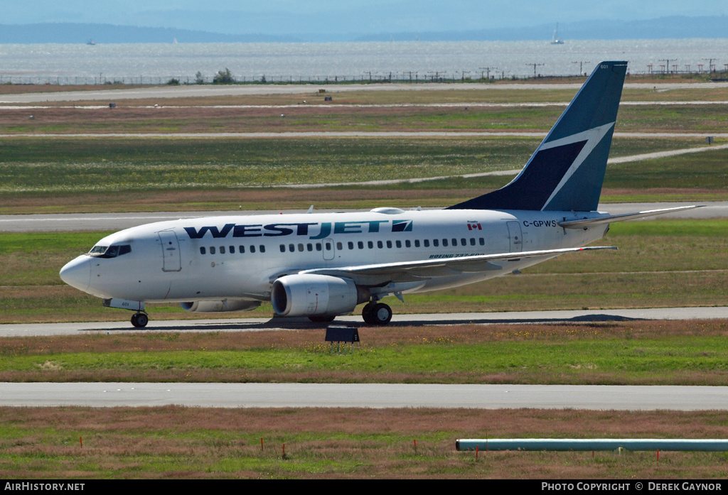 Aircraft Photo of C-GPWS | Boeing 737-6CT | WestJet | AirHistory.net #217604