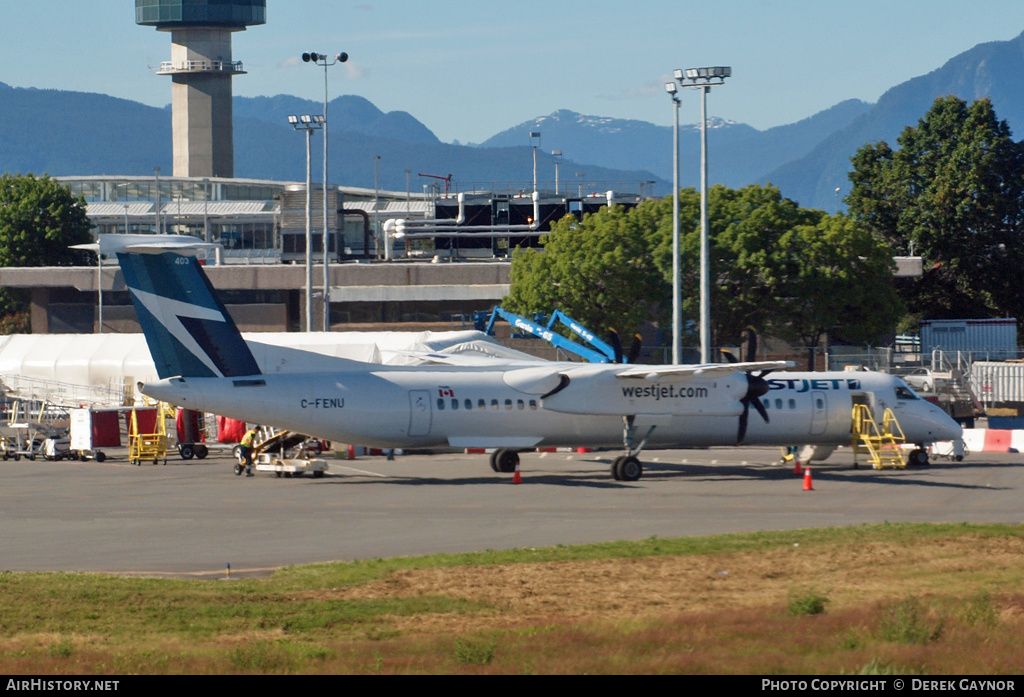 Aircraft Photo of C-FENU | Bombardier DHC-8-402 Dash 8 | WestJet | AirHistory.net #217612