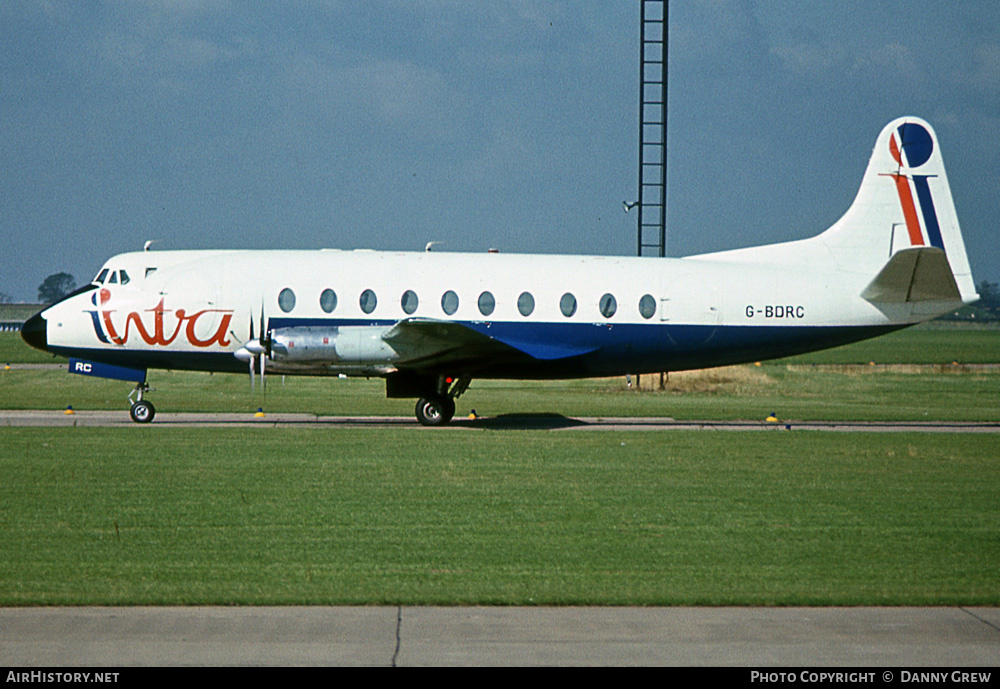 Aircraft Photo of G-BDRC | Vickers 724 Viscount | Intra Airways | AirHistory.net #217649