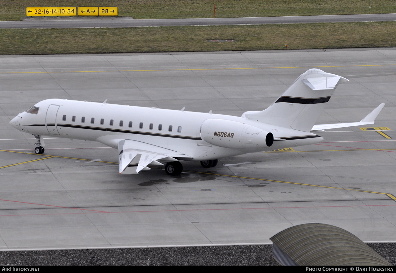 Aircraft Photo of N806AS | Bombardier Global 6000 (BD-700-1A10) | AirHistory.net #217654