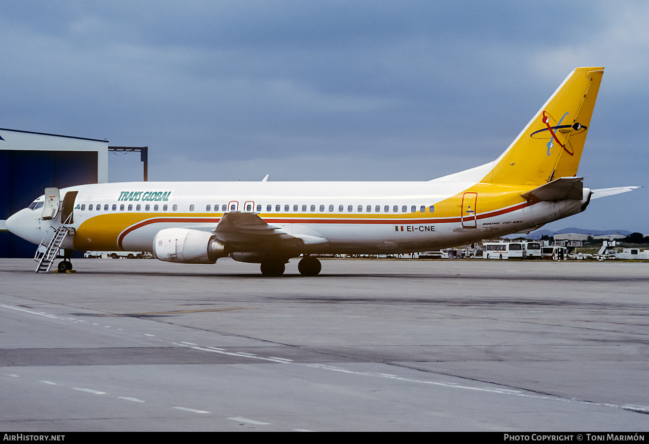 Aircraft Photo of EI-CNE | Boeing 737-4S3 | Trans Global Vacations | AirHistory.net #217666