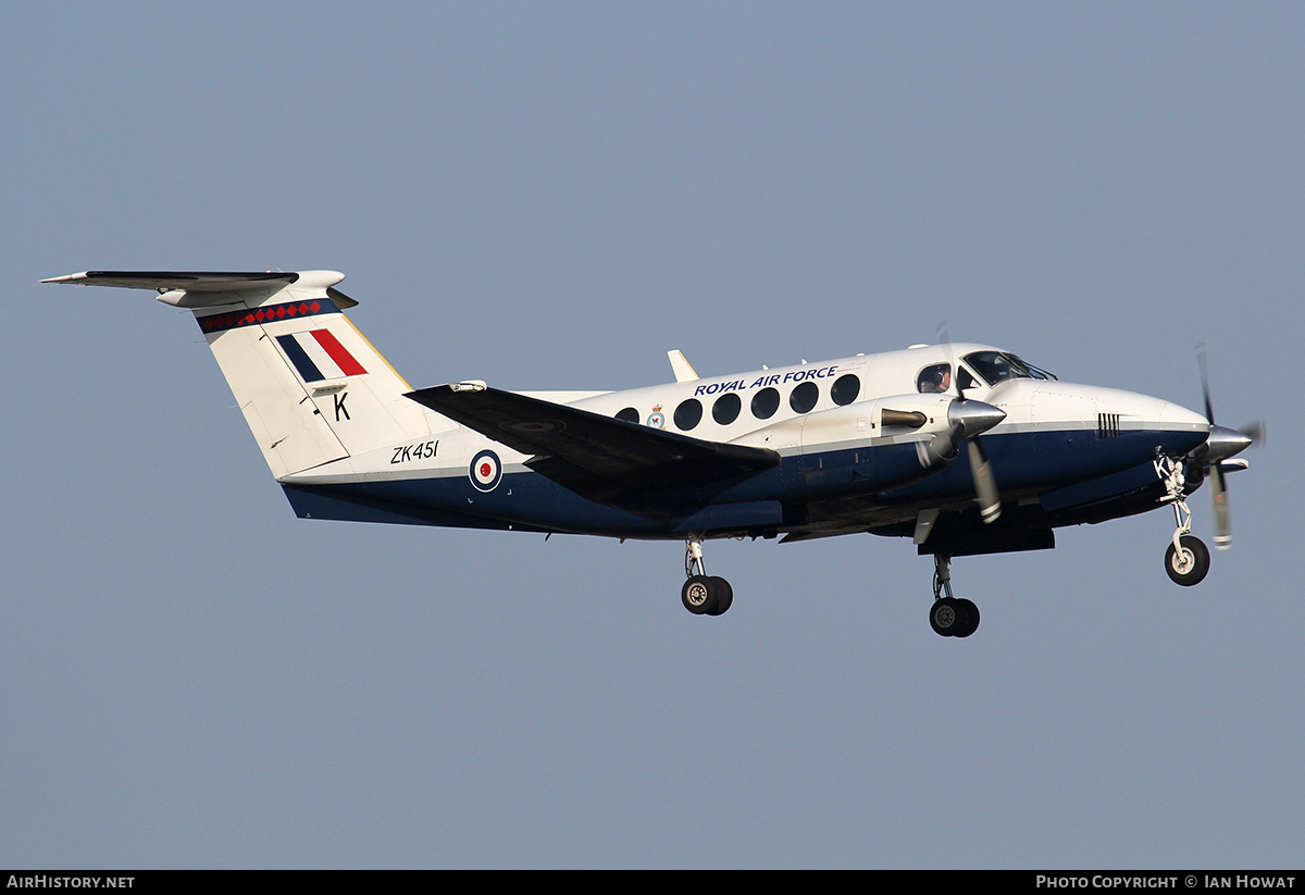 Aircraft Photo of ZK451 | Raytheon B200 King Air | UK - Air Force | AirHistory.net #217681
