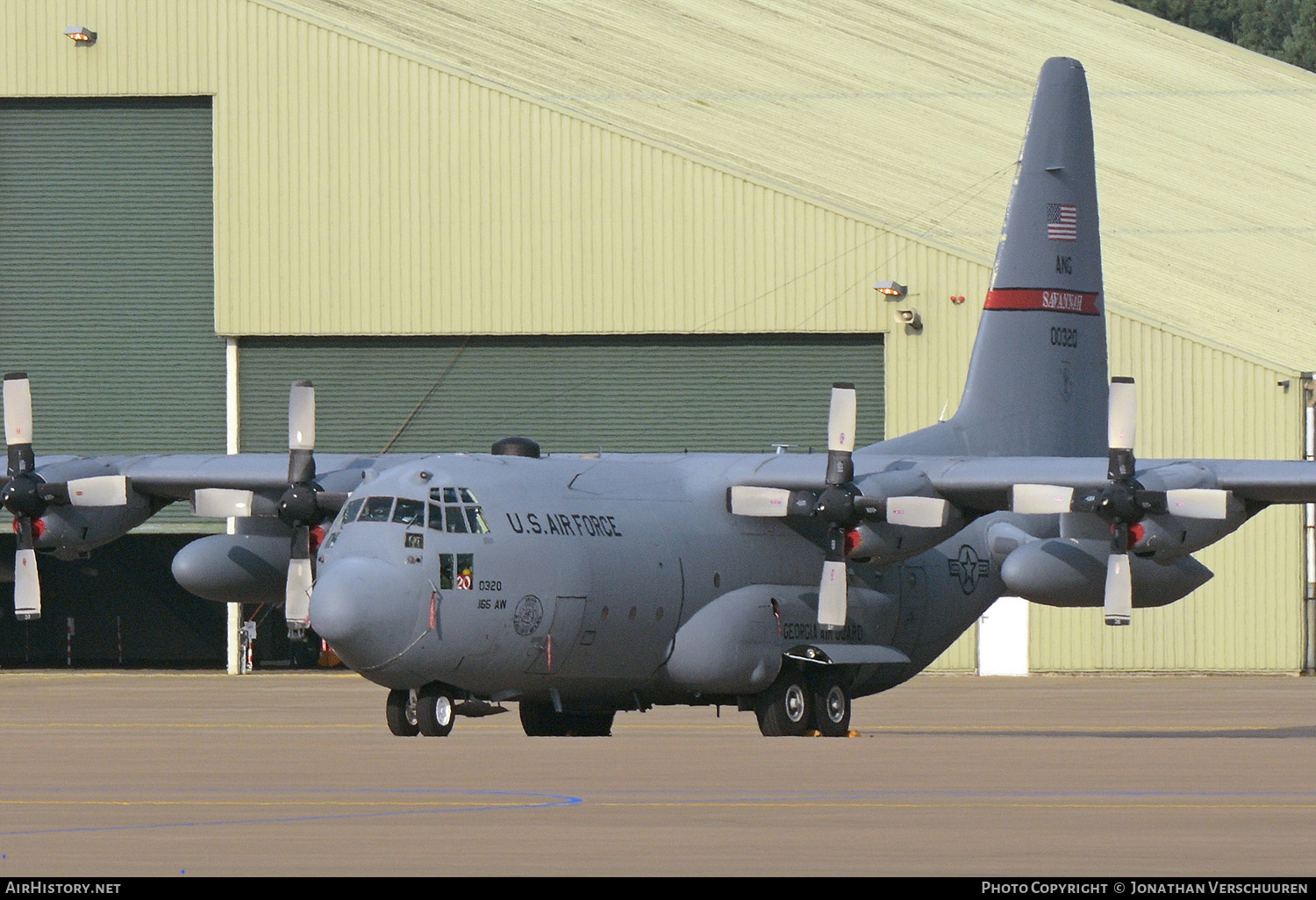 Aircraft Photo of 80-0320 / 00320 | Lockheed C-130H Hercules | USA - Air Force | AirHistory.net #217709