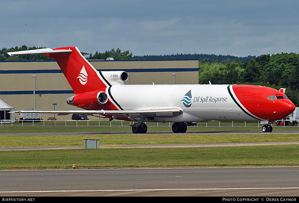 Aircraft Photo of G-OSRA | Boeing 727-2S2F/Adv | Oil Spill Response | AirHistory.net #217727