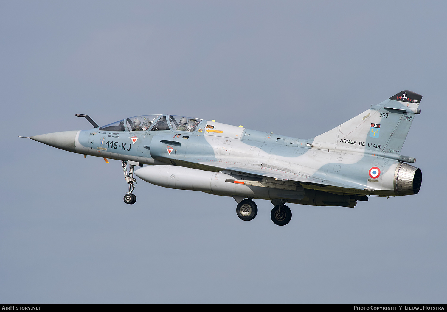 Aircraft Photo of 523 | Dassault Mirage 2000B | France - Air Force | AirHistory.net #217735