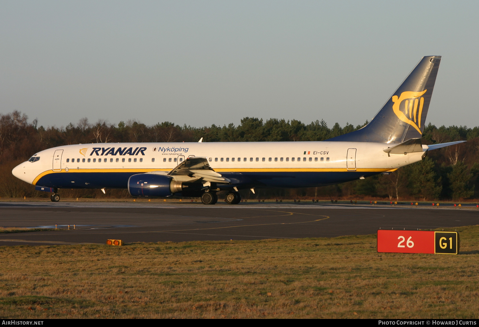 Aircraft Photo of EI-CSV | Boeing 737-8AS | Ryanair | AirHistory.net #217760