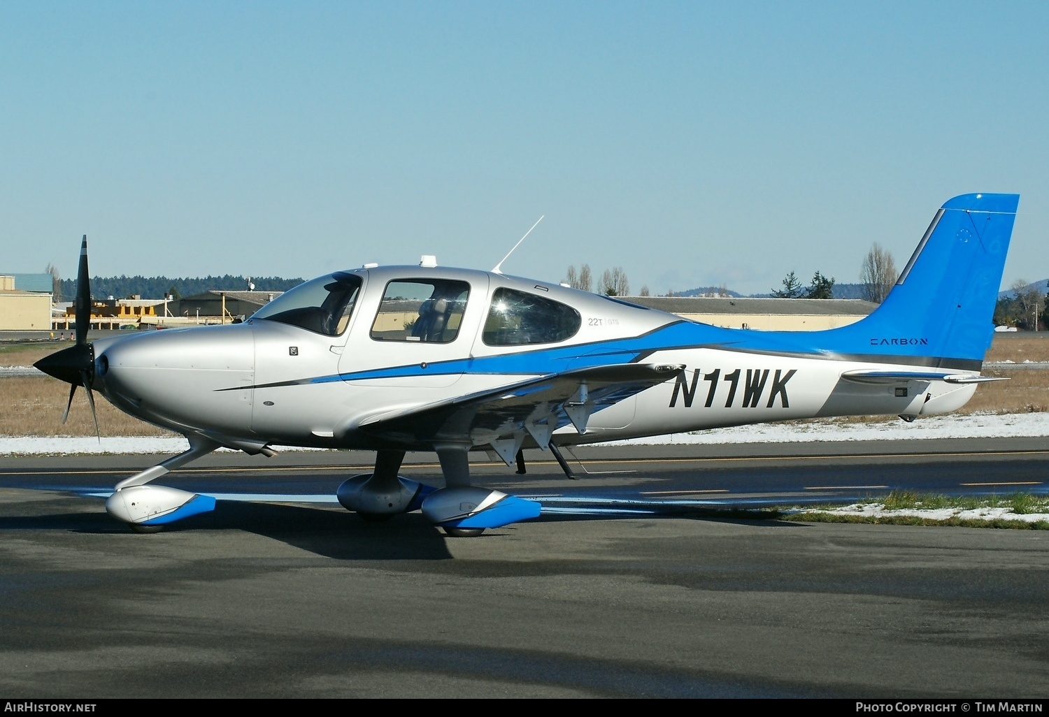 Aircraft Photo of N11WK | Cirrus SR-22T G5-GTS Carbon | AirHistory.net #217777