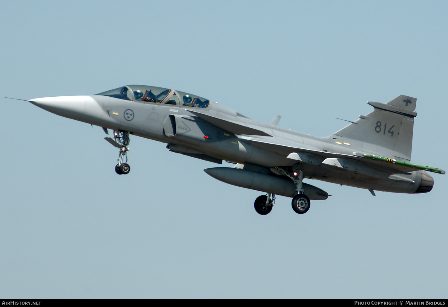 Aircraft Photo of 39814 | Saab JAS 39B Gripen | Sweden - Air Force | AirHistory.net #217816