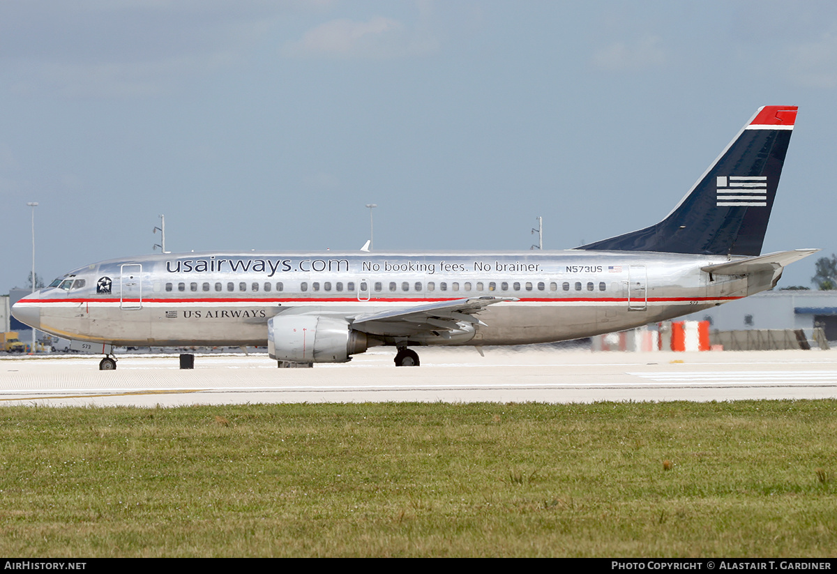 Aircraft Photo of N573US | Boeing 737-301 | US Airways | AirHistory.net #217836