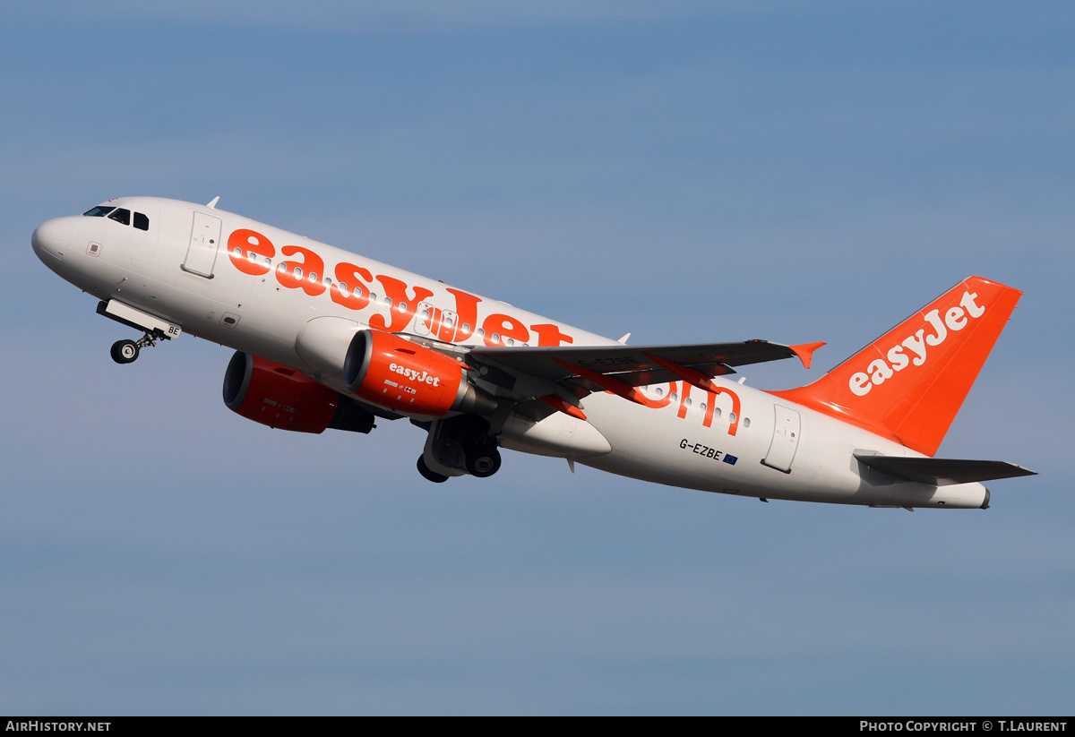 Aircraft Photo of G-EZBE | Airbus A319-111 | EasyJet | AirHistory.net #217838