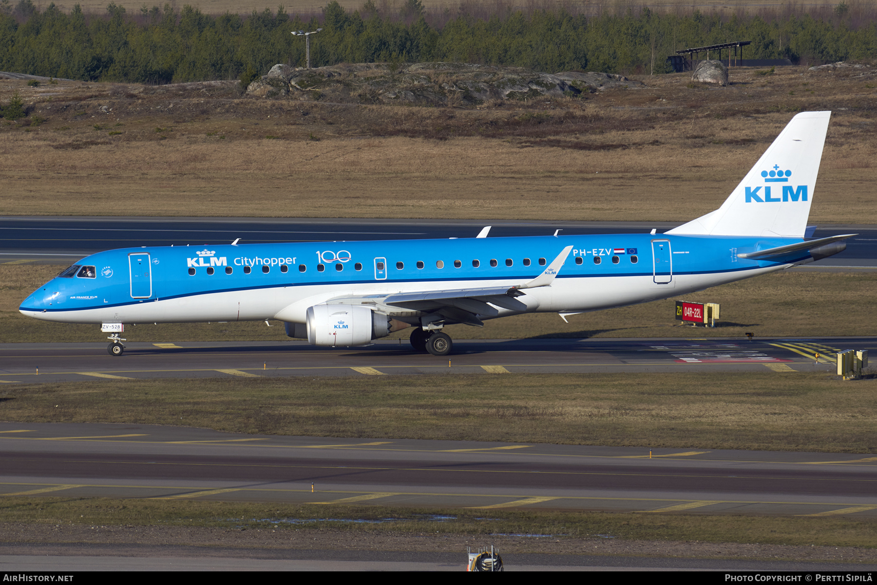 Aircraft Photo of PH-EZV | Embraer 190STD (ERJ-190-100STD) | KLM Cityhopper | AirHistory.net #217850