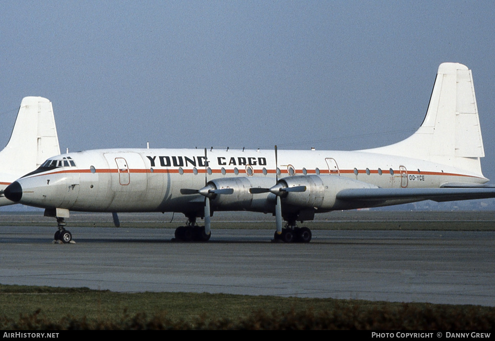 Aircraft Photo of OO-YCE | Bristol 175 Britannia 253F | Young Cargo | AirHistory.net #217854