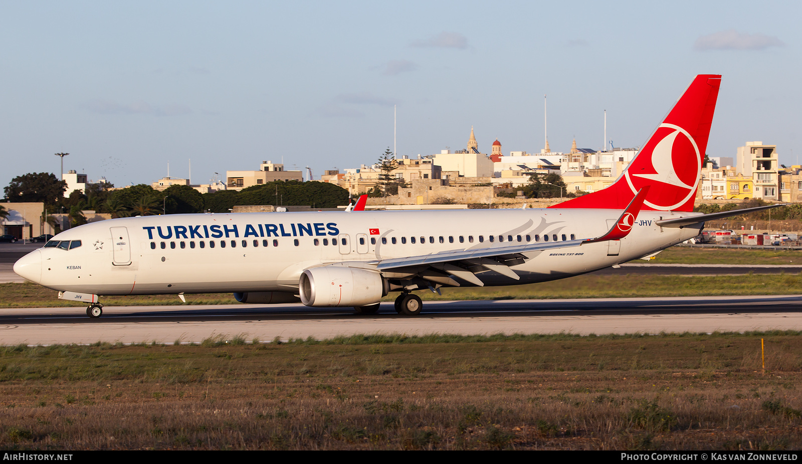 Aircraft Photo of TC-JHV | Boeing 737-8F2 | Turkish Airlines | AirHistory.net #217871