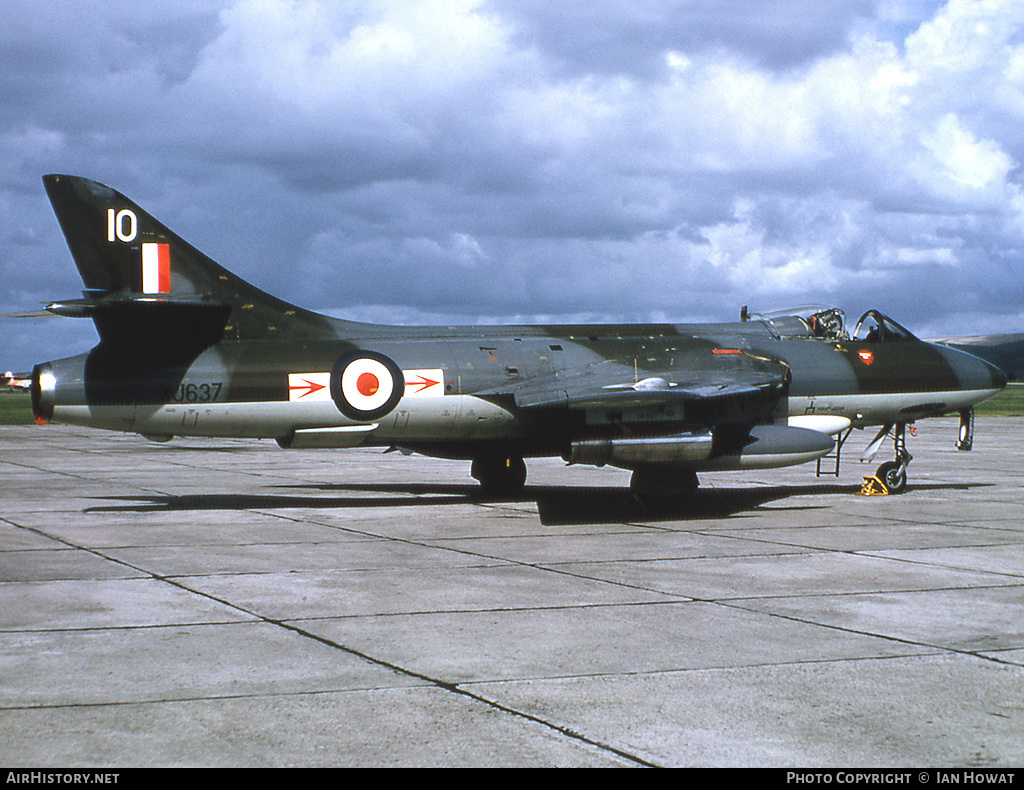 Aircraft Photo of XJ637 | Hawker Hunter F6 | UK - Air Force | AirHistory.net #217925