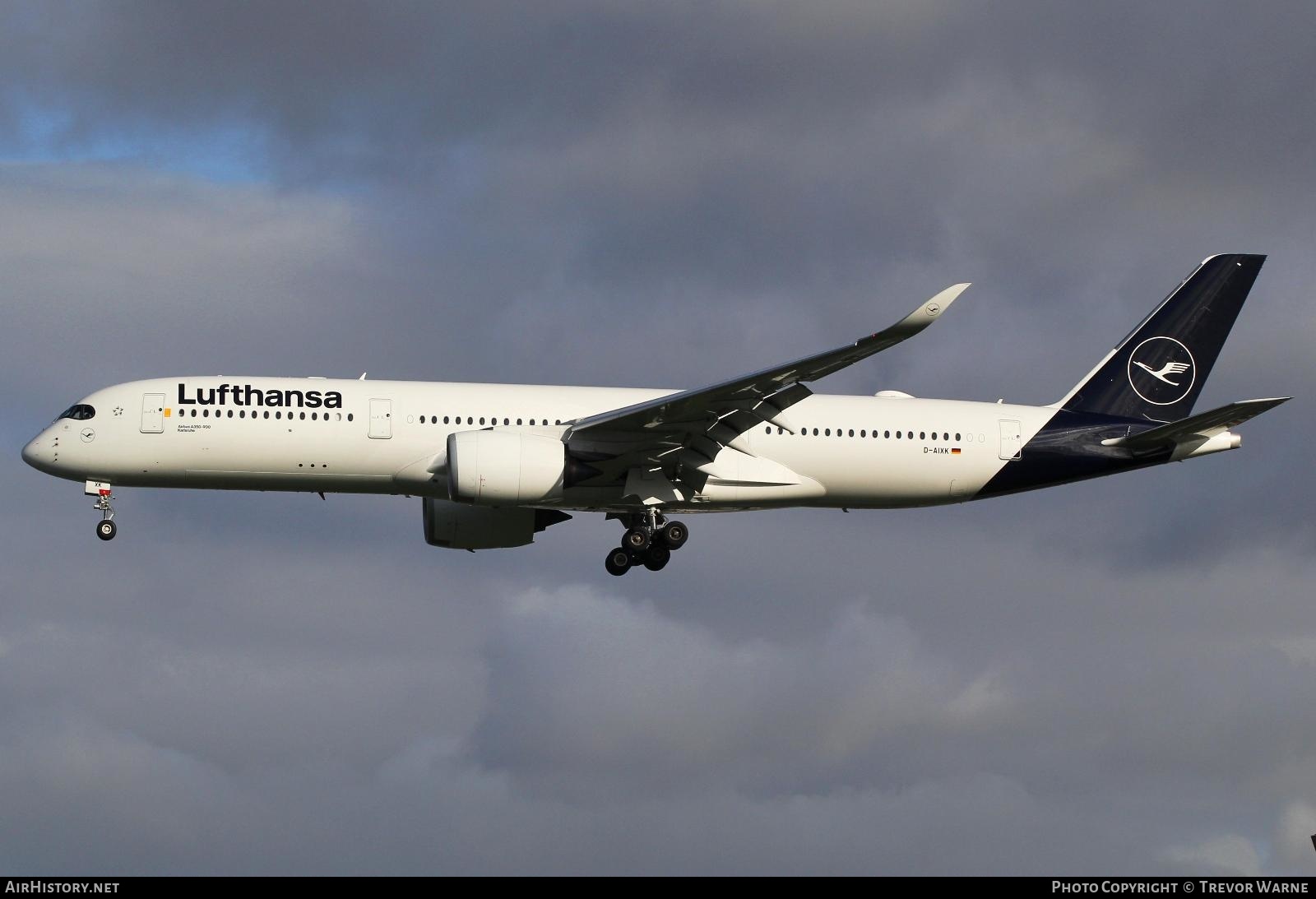 Aircraft Photo of D-AIXK | Airbus A350-941 | Lufthansa | AirHistory.net #217956