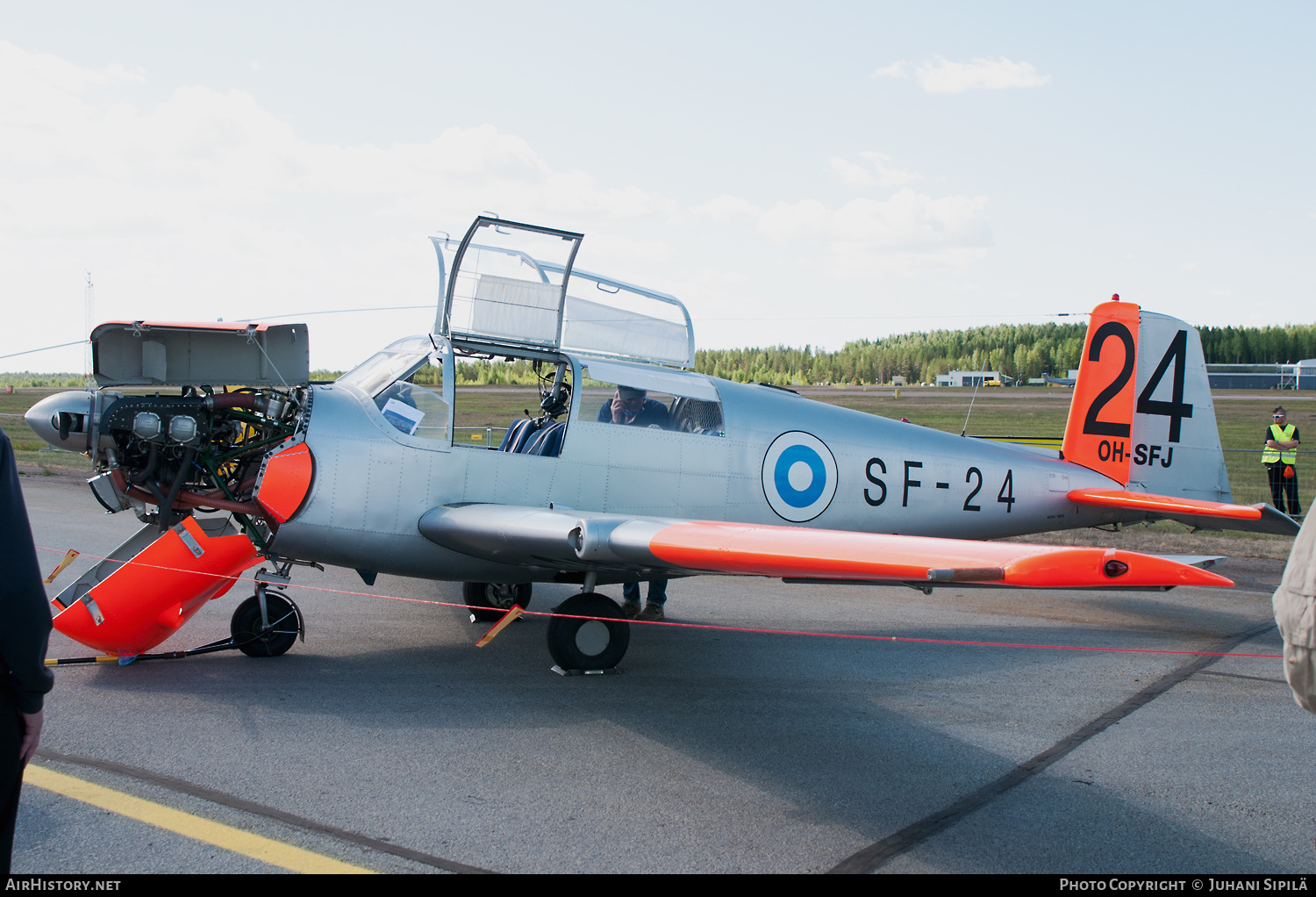 Aircraft Photo of OH-SFJ / SF-24 | Saab 91D Safir | Finland - Air Force | AirHistory.net #217957