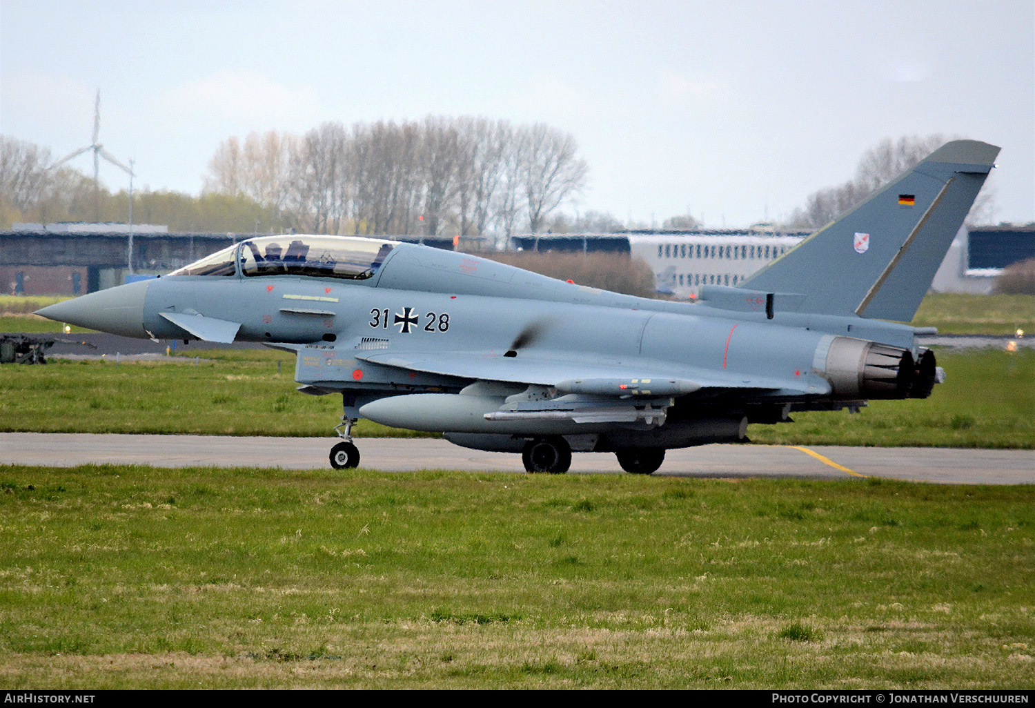 Aircraft Photo of 3128 | Eurofighter EF-2000 Typhoon T | Germany - Air Force | AirHistory.net #218012