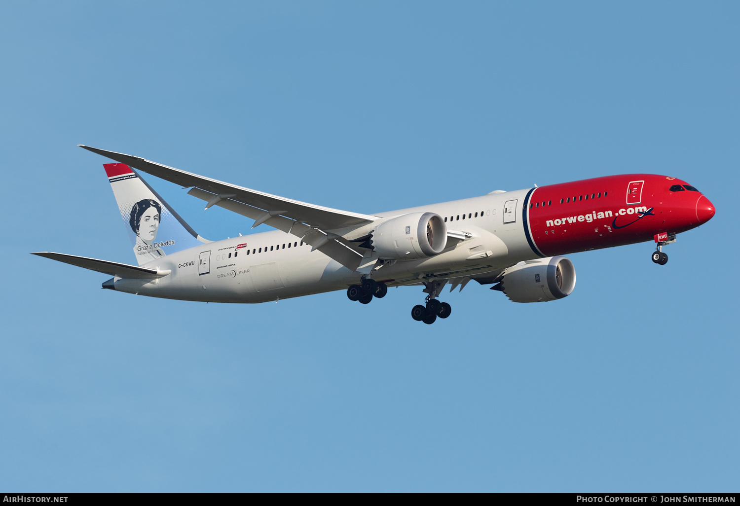 Aircraft Photo of G-CKWU | Boeing 787-9 Dreamliner | Norwegian | AirHistory.net #218015