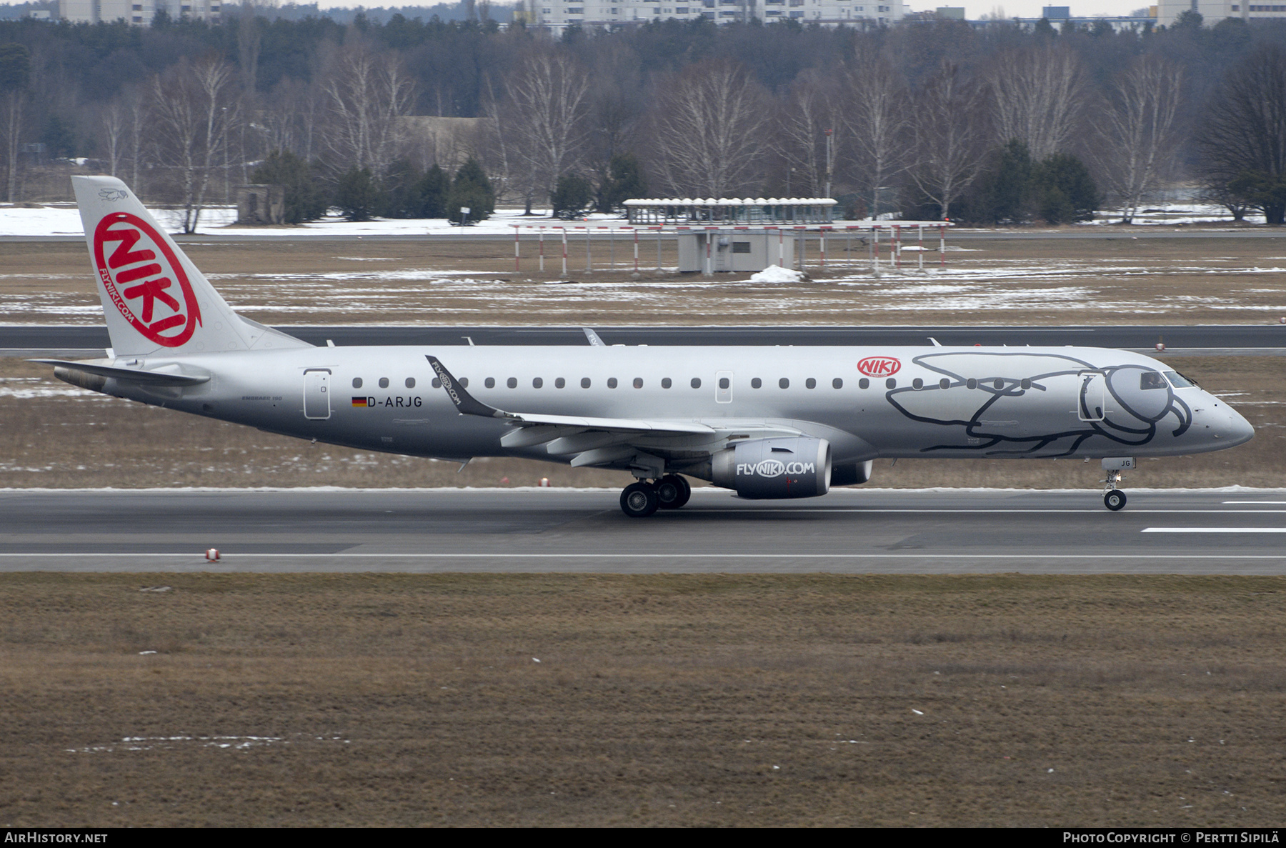Aircraft Photo of D-ARJG | Embraer 190LR (ERJ-190-100LR) | Niki | AirHistory.net #218042
