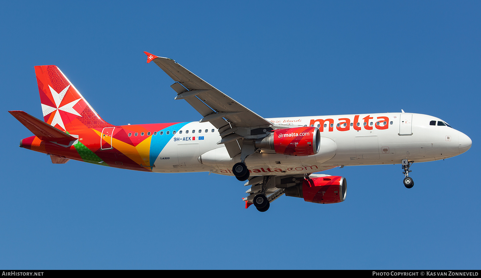 Aircraft Photo of 9H-AEK | Airbus A320-211 | Air Malta | AirHistory.net #218064