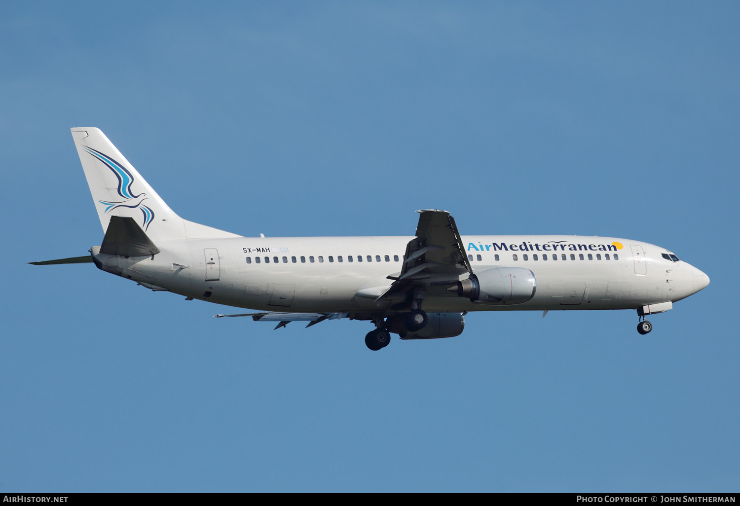 Aircraft Photo of SX-MAH | Boeing 737-405 | Air Mediterranean | AirHistory.net #218078