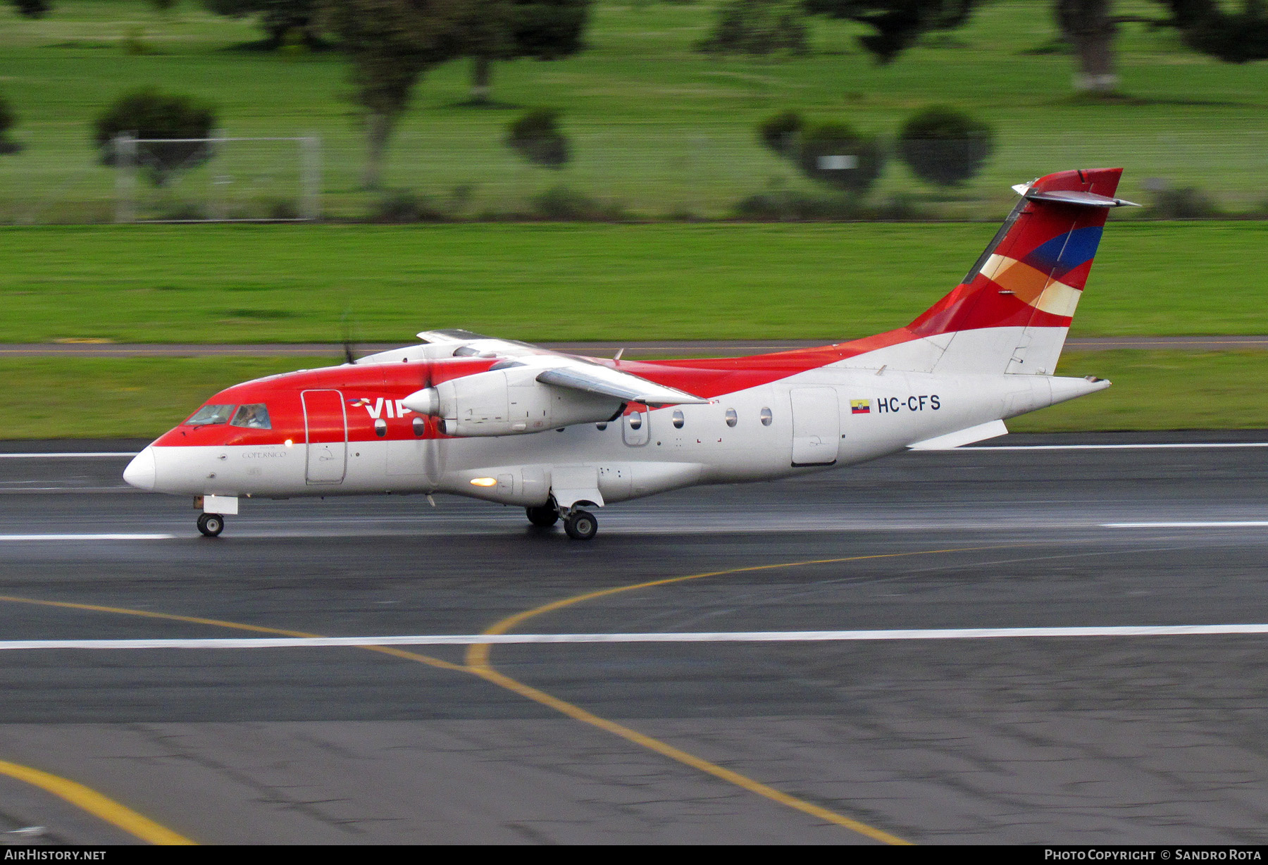 Aircraft Photo of HC-CFS | Dornier 328-110 | VIP - Vuelos Internos Privados | AirHistory.net #218084