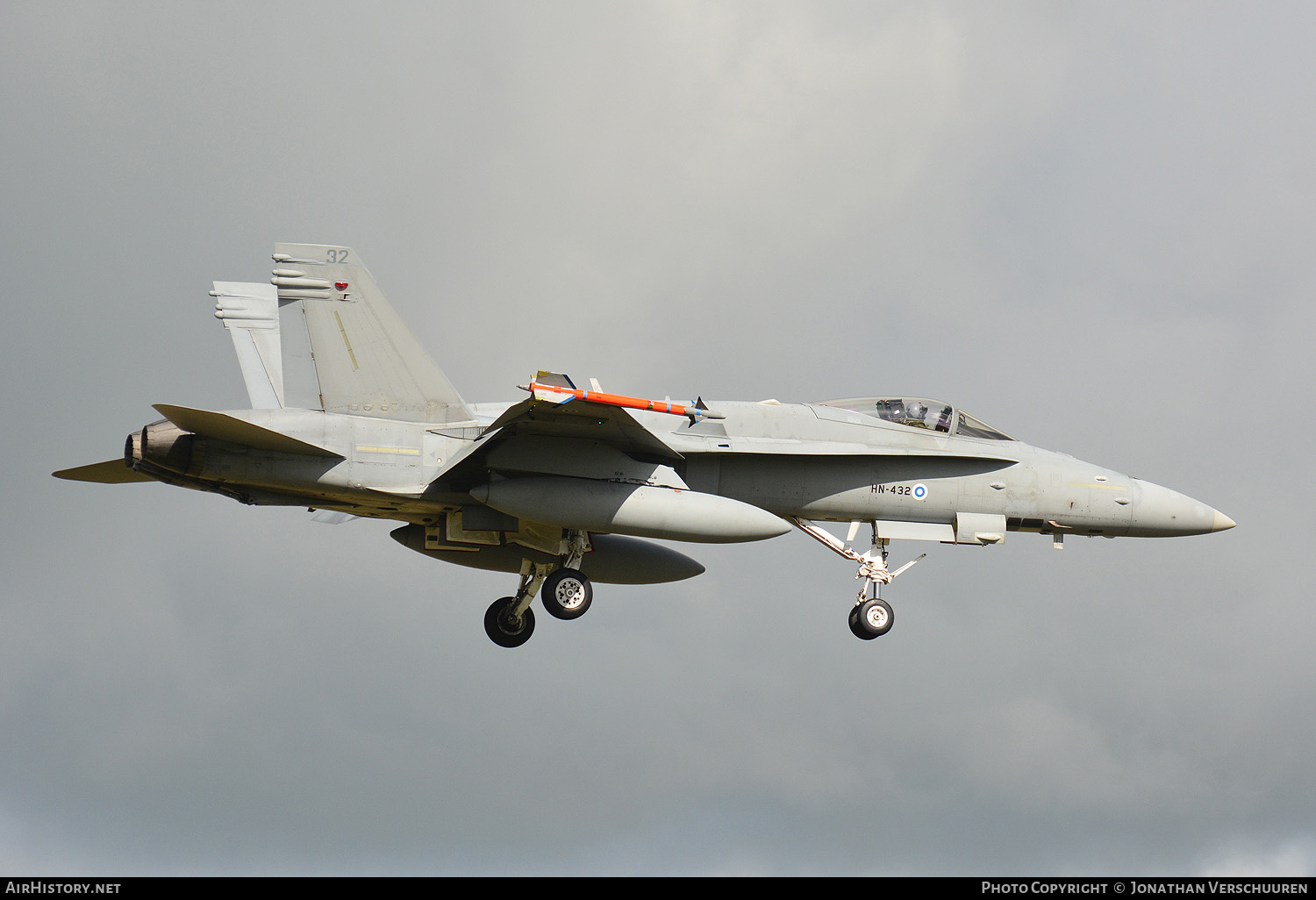Aircraft Photo of HN-432 | McDonnell Douglas F/A-18C Hornet | Finland - Air Force | AirHistory.net #218119