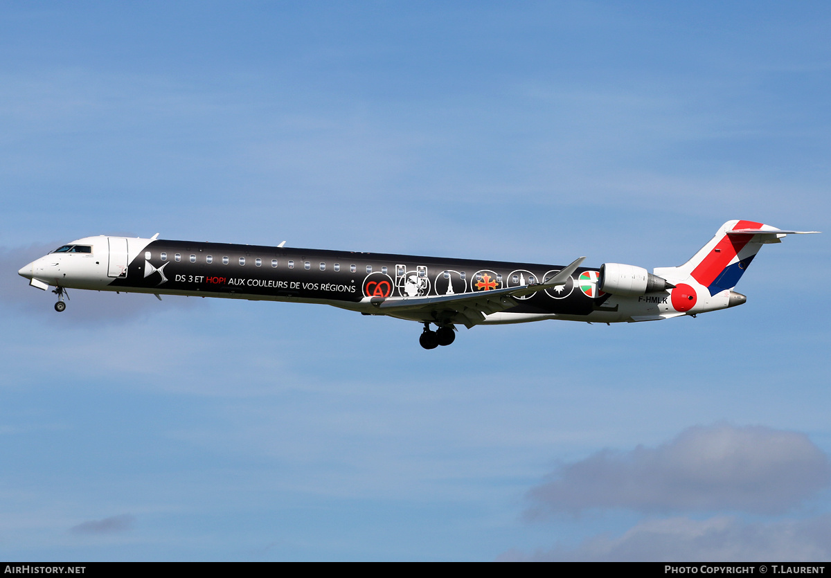 Aircraft Photo of F-HMLK | Bombardier CRJ-1000EL NG (CL-600-2E25) | Hop! | AirHistory.net #218142