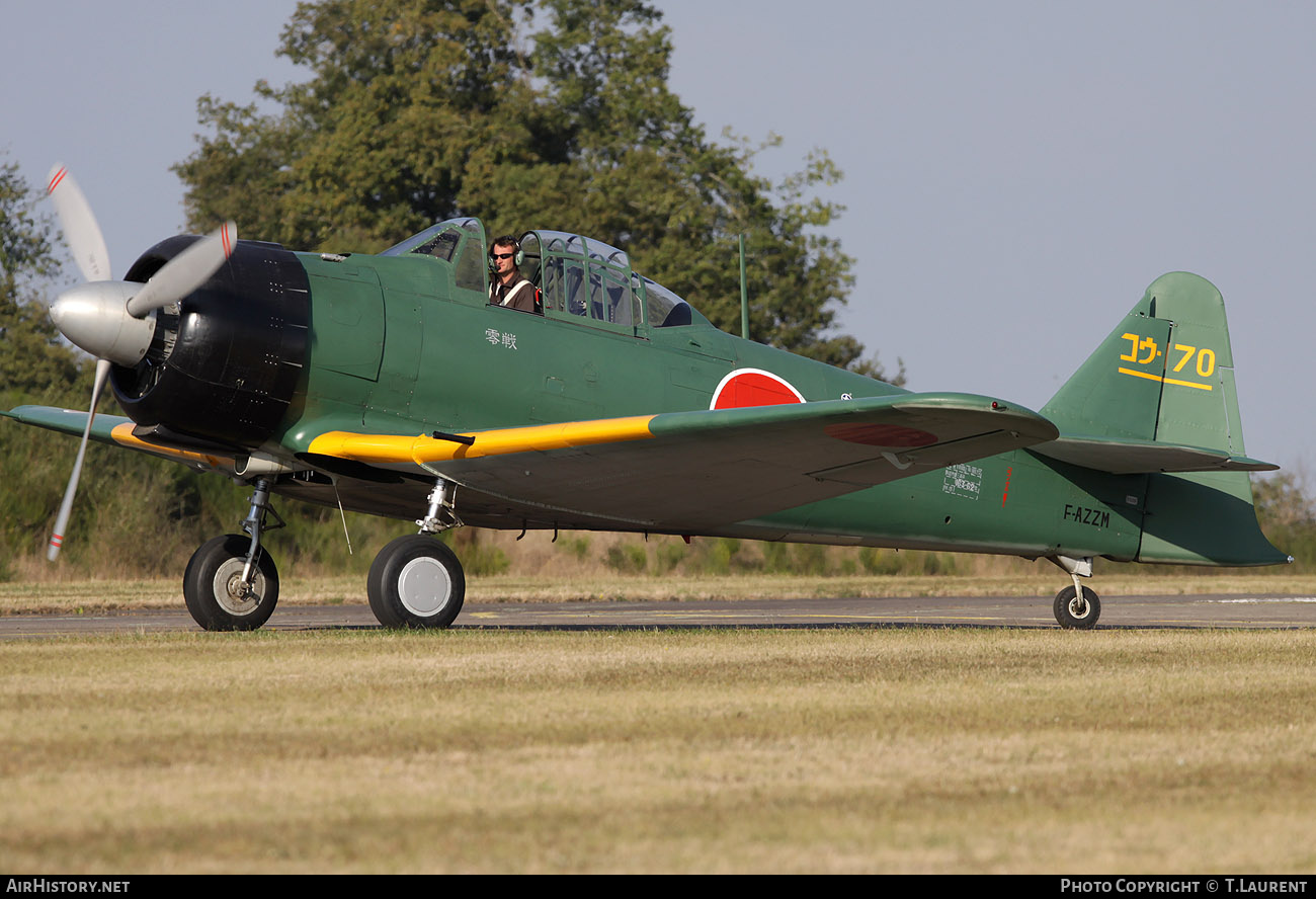 Aircraft Photo of F-AZZM / コウ-170 | North American T-6 / A6M Zero (mod) | Japan - Air Force | AirHistory.net #218146