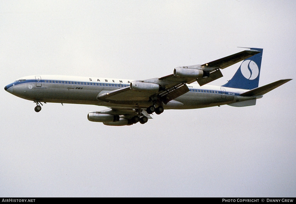 Aircraft Photo of OO-SJD | Boeing 707-329 | Sabena | AirHistory.net #218158