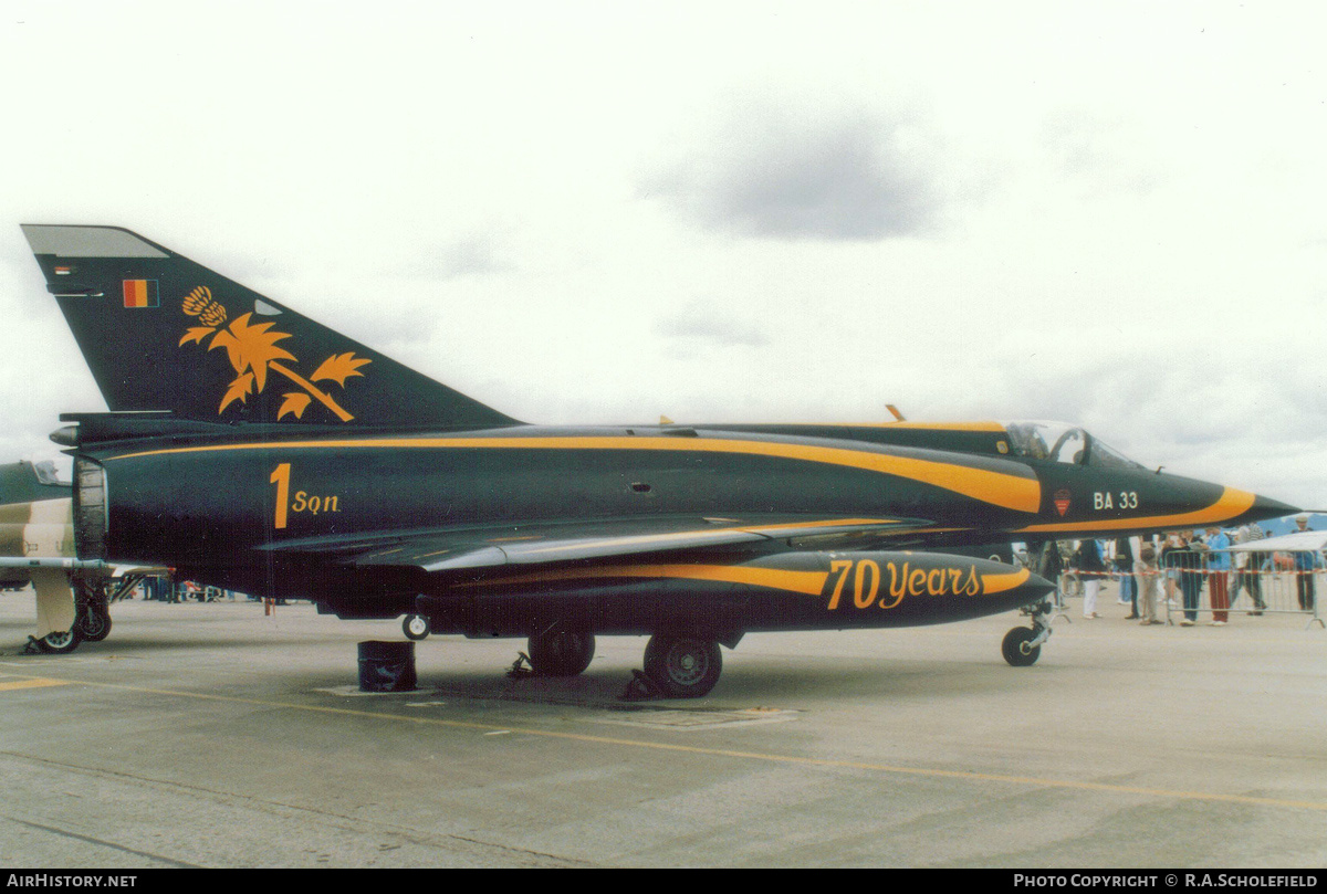 Aircraft Photo of BA33 | Dassault Mirage 5BA | Belgium - Air Force | AirHistory.net #218166