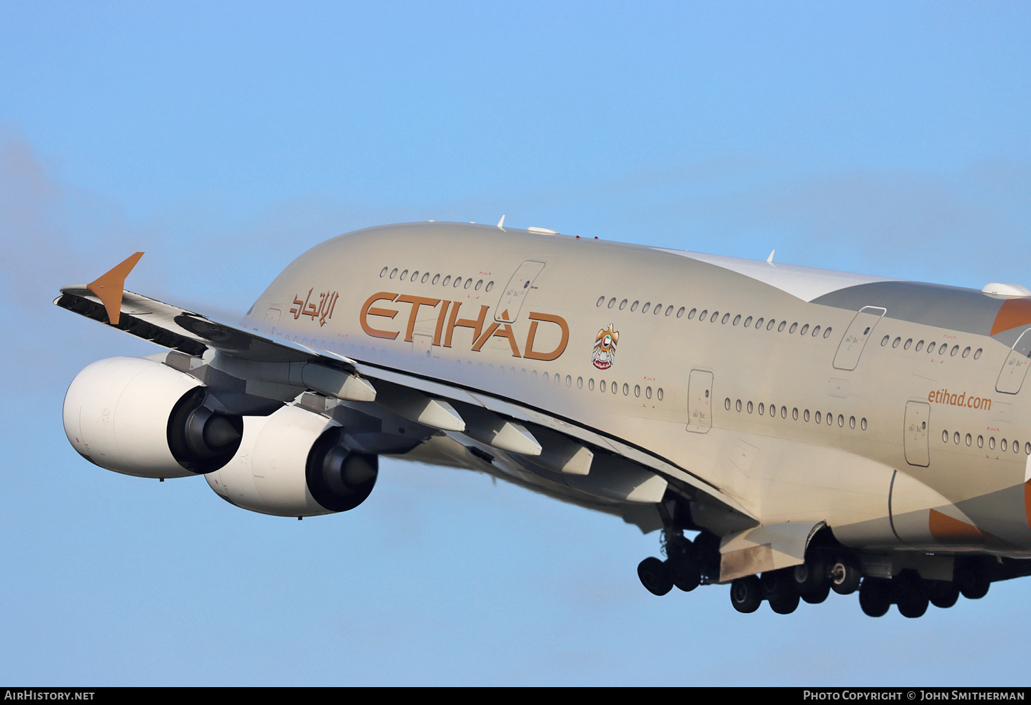 Aircraft Photo of A6-APJ | Airbus A380-861 | Etihad Airways | AirHistory.net #218176